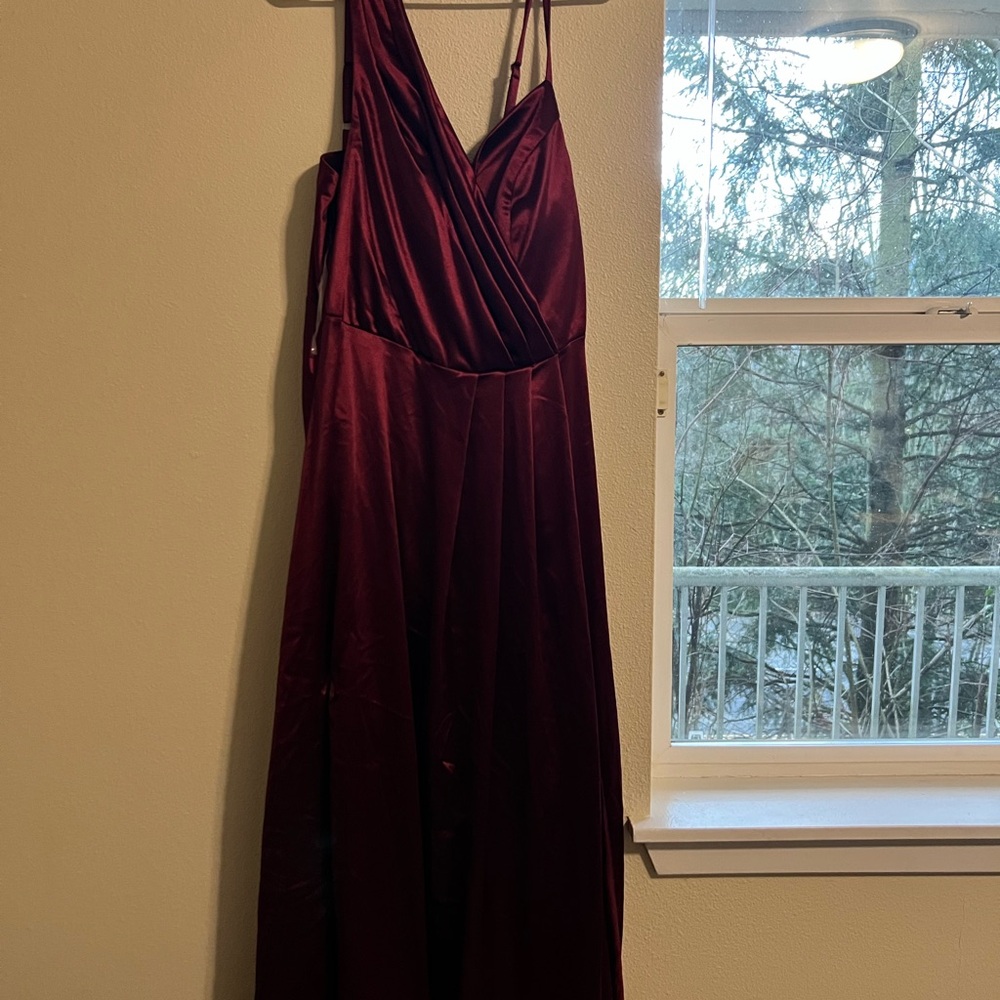 Macy's Deep Red Maxi Dress